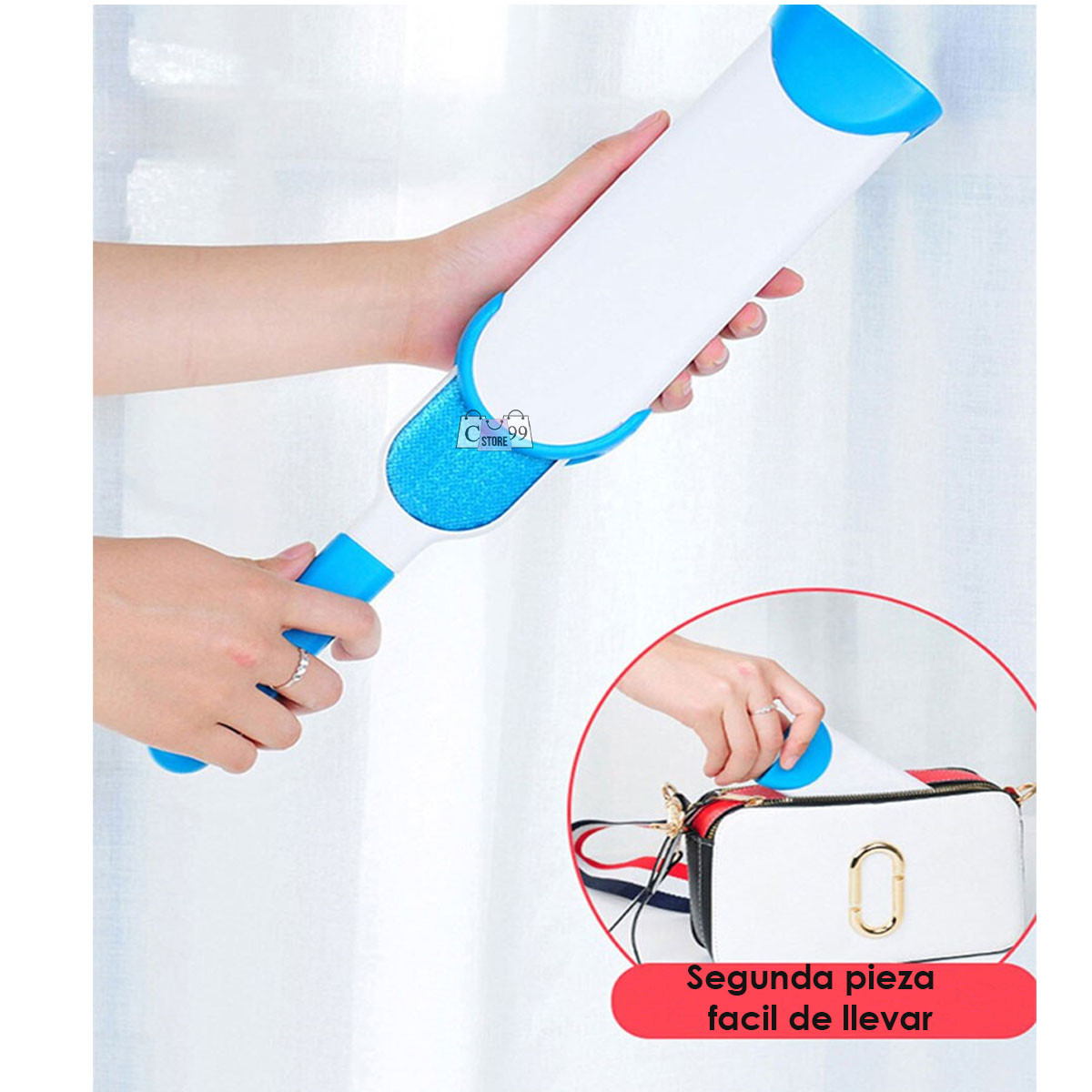 Miniatura 3 de Eliminador De Pelos De Mascota Cepillo